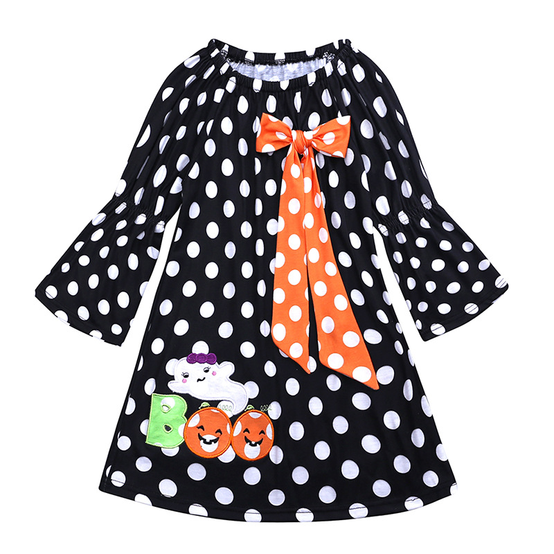 Long Sleeve Girls ‘Halloween Dress