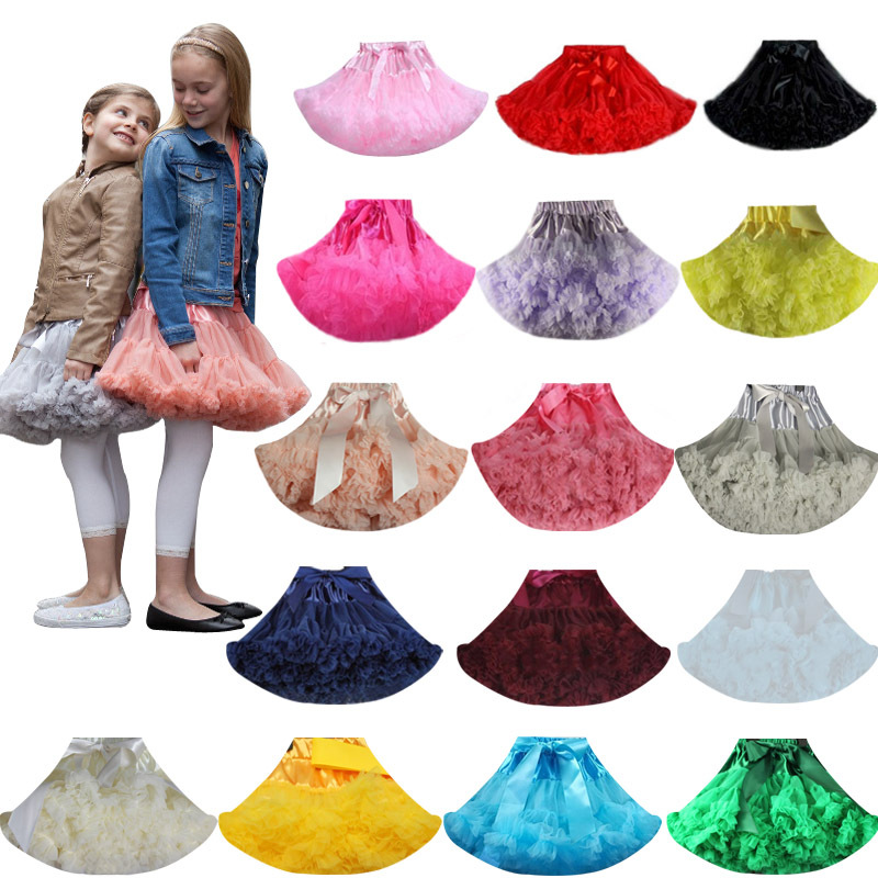 Tutu skirt para sa mga batang babae bata fluffy skirt birthday party dress