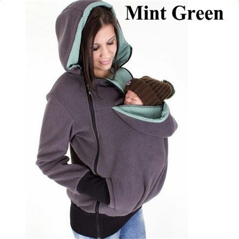 Tatlong-sa-isang multifunctional na ina na Kangaroo sweater jacket women